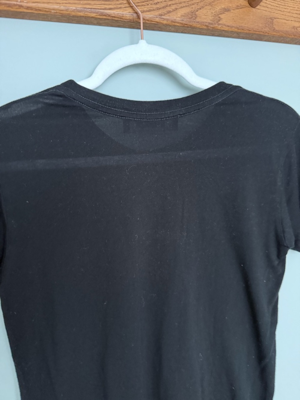 Reformation 100% Tencel Black Minimalist Short Sleeve Lightweight Tee - Picture 9 of 14